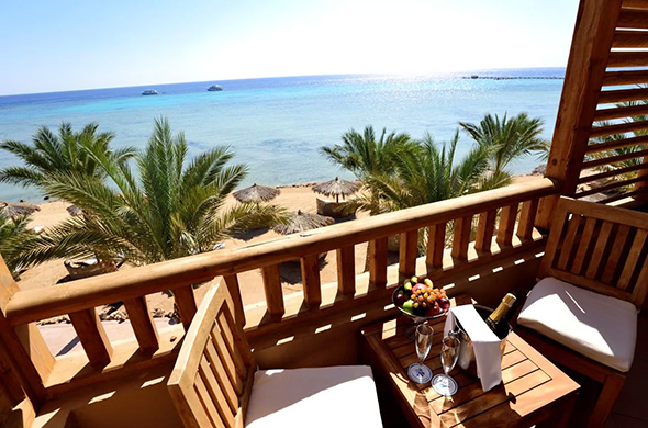 Meerblick vom Zimmer aus